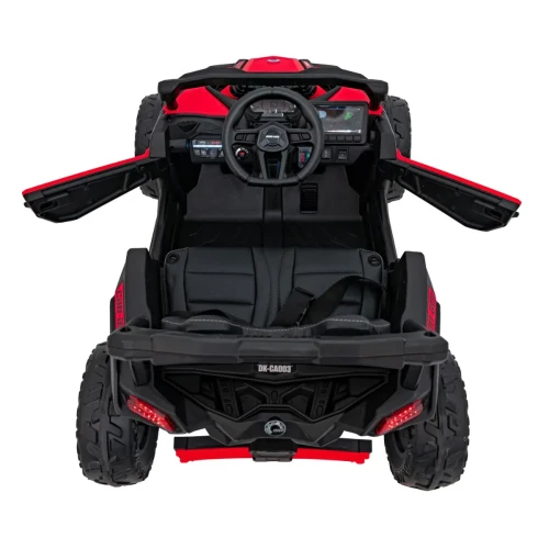 Czerwony samochod dzieciecy akumulator BUGGY ATV CAN-AM Maverick.webp