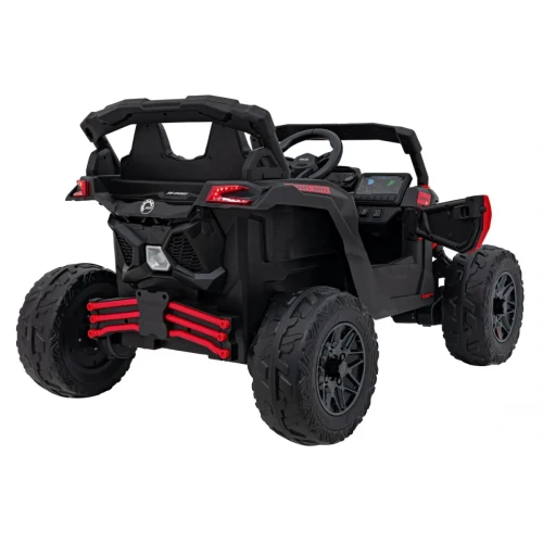 Czerwony samochód elektryczny dla dzieckaBUGGY ATV CAN-AM Maverick.webp
