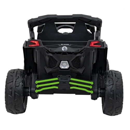 Zielone auto elektryczne dla dzieci BUGGY ATV CAN-AM Maverick.webp