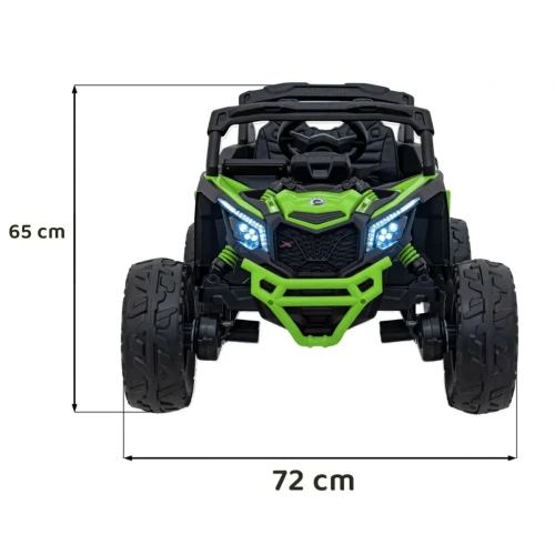 Zielony samochod dla dzieci na akumulator BUGGY ATV CAN-AM Maverick.webp