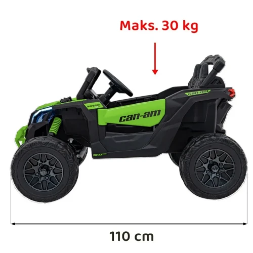 Zielpny buggy dla dzieci BUGGY ATV CAN-AM Maverick.webp