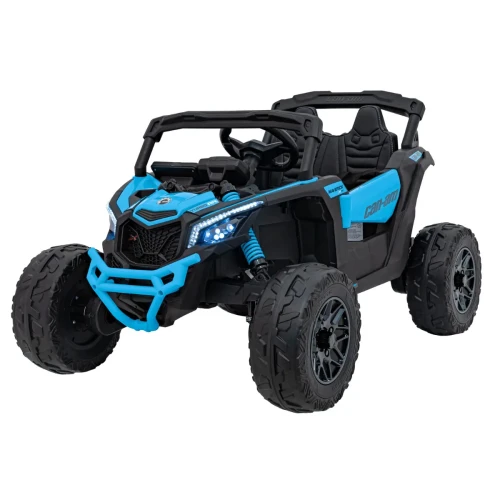 Niebieskie auto na akumulator dla 3 latka BUGGY ATV CAN-AM Maverick.webp
