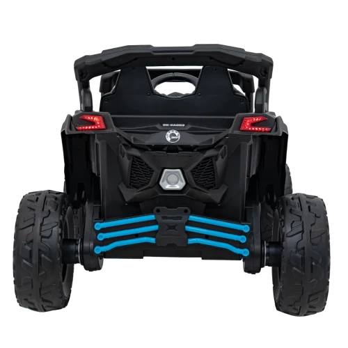 Niebieskie auto na akumulator dla 7 latka BUGGY ATV CAN-AM Maverick.webp