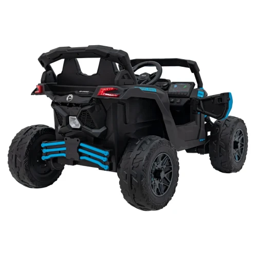 Niebieskie auto na pilot dla dziecka BUGGY ATV CAN-AM Maverick.webp