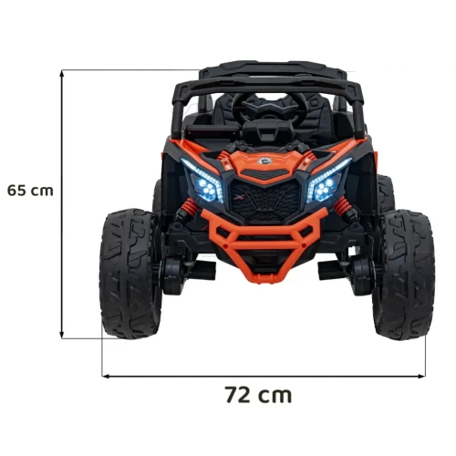 Pomaranczowy auto akumulatorowe dla dzieci BUGGY ATV CAN-AM Maverick.webp