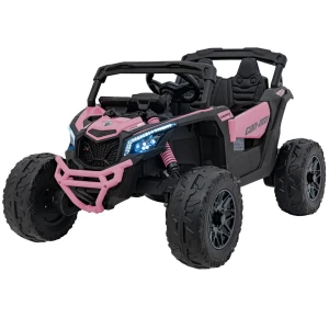 Różowy samochod akumulatorowy dla dzieci BUGGY ATV CAN-AM Maverick.webp