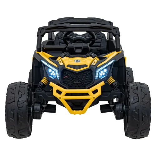 Żółte auto na akumulator dla 6 latka BUGGY ATV CAN-AM Maverick.webp