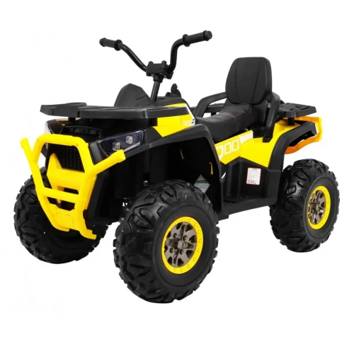 Żółte auto na akumulator dla 6 latka Quad ATV Desert.webp