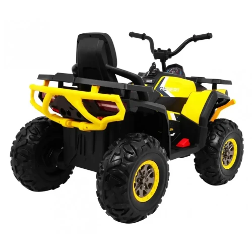 Żółty elektryczny samochód dla dzieci Quad ATV Desert.webp