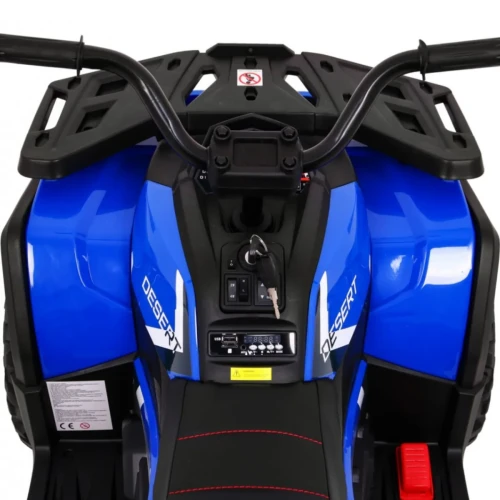Niebieski samochód elektryczny dla dzieci Quad ATV Desert.webp