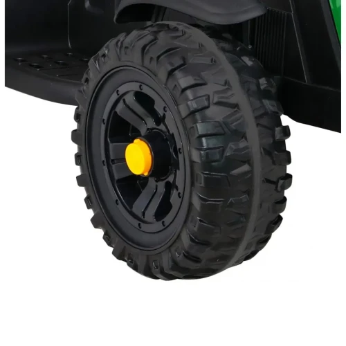 Zielony traktor dla dzieci Titanium z przyczepą.webp