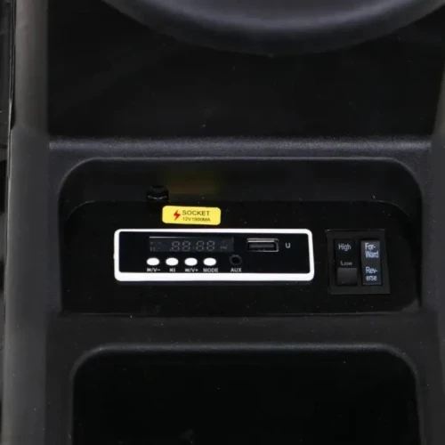 Czerwony samochód dla dzieci elektryczny  Traktor Titanium z przyczepą.webp