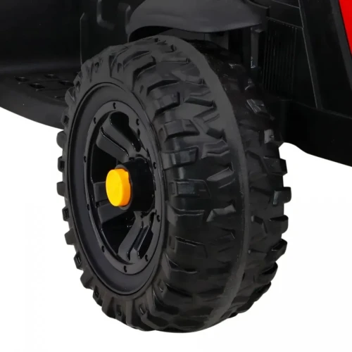 Czerwony traktor dla dzieci Titanium z przyczepą.webp
