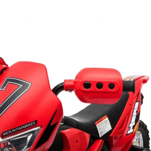 Czerwone auto na akumulator dla 3 latka  Motorek Cross.webp