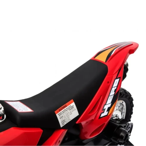 Czerwony  samochodzik dla dziecka na akumulator  Motorek Cross.webp