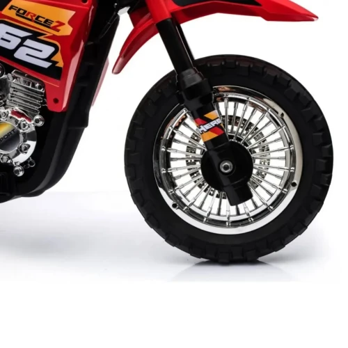 Czerwony samochód elektryczny dla dzieci  Motorek Cross.webp