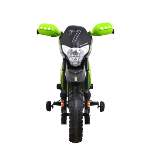Zielone auto na akumulator dla 3 latka  Motorek Cross.webp