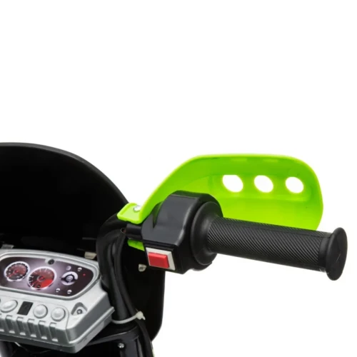 Zielony samochód elektryczny dla dziecka Motorek Cross.webp