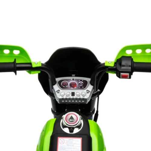 Zielony samochód na akumulator dla 4 latka  Motorek Cross.webp