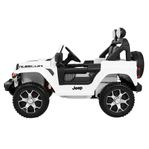 Biały samochód elektryczny dla dziecka  Jeep Wrangler Rubicon.webp