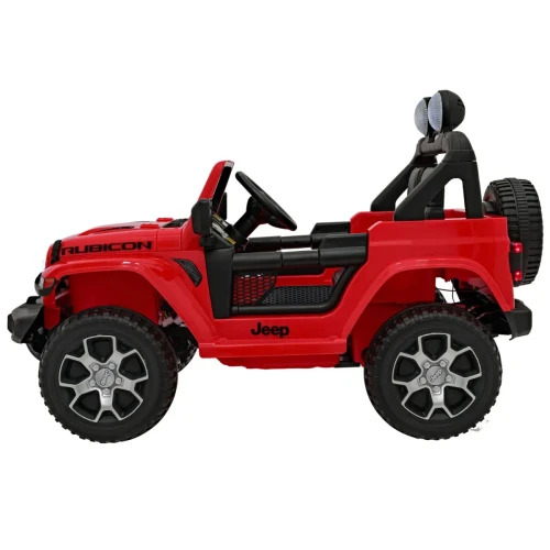 Jeep dla dzieci akumulatorowy czerwony Jeep Wrangler Rubicon.webp