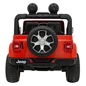 Pomarańczowy elektryczny samochód dla dzieci Jeep Wrangler Rubicon.webp