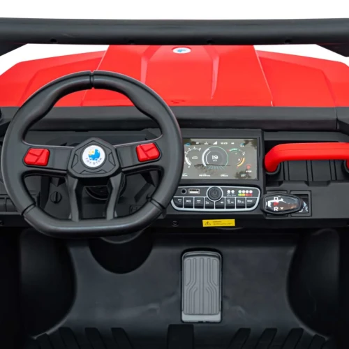 Czerwone auto na akumulator dla 5 latka Farmer Truck Speed 900.webp