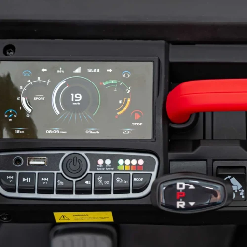 Czerwone elektryczny samochód dla dzieci Farmer Truck Speed 900.webp
