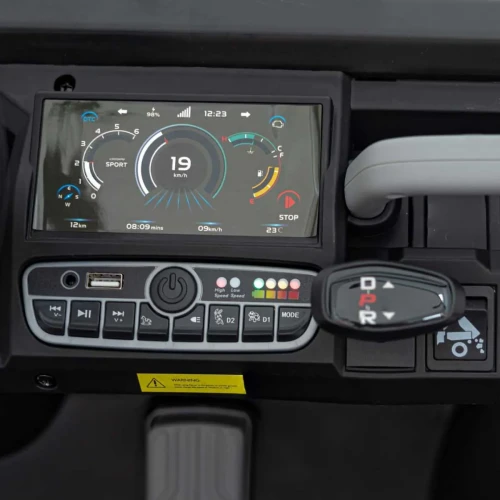 Czarne elektryczne auto dla dzieci  Farmer Truck Speed 900.webp