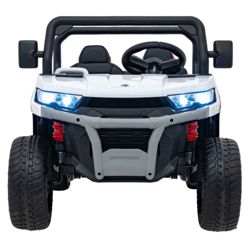 Białe auto na akumulator dla 5 latka Farmer Truck Speed 900.webp