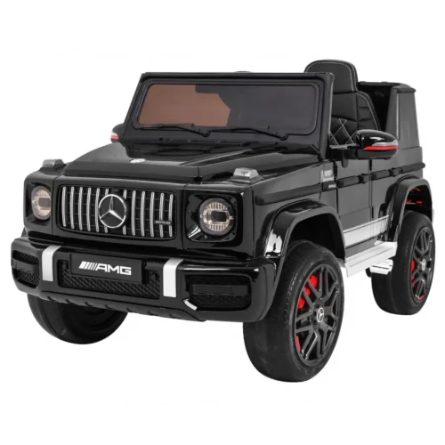 Czarne auto na akumulator dla 3 latka Mercedes AMG G63.webp