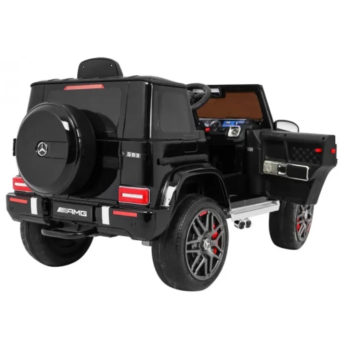 Czarne elektryczne auto dla dzieci Mercedes AMG G63.webp