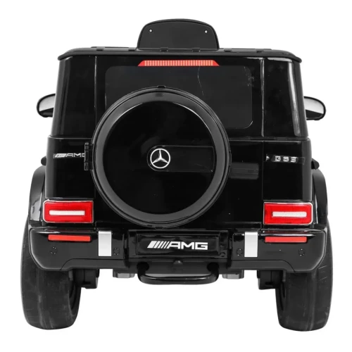 Czarny samochodzik elektryczny dla dzieci Mercedes AMG G63.webp