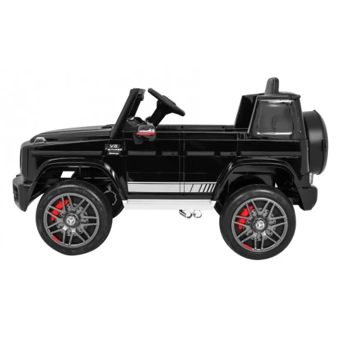 Czarny samochód elektryczny dla dziecka Mercedes AMG G63.webp