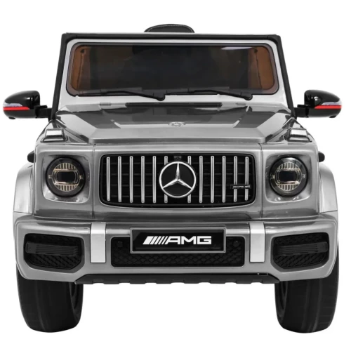Srebrne auto na pilot dla dziecka Mercedes AMG G63.webp