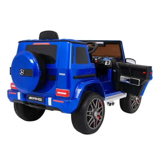 Niebieski samochód elektryczny dla dzieci Mercedes AMG G63.webp
