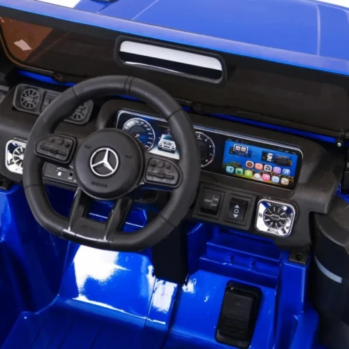 Niebieskie samochod dla dziecka na pilot Mercedes AMG G63.webp