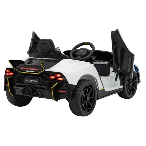 Białe elektryczne auto dla dzieci Lamborghini Invencible.webp