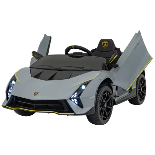 Szare autko na akumulator  Lamborghini Invencible.webp
