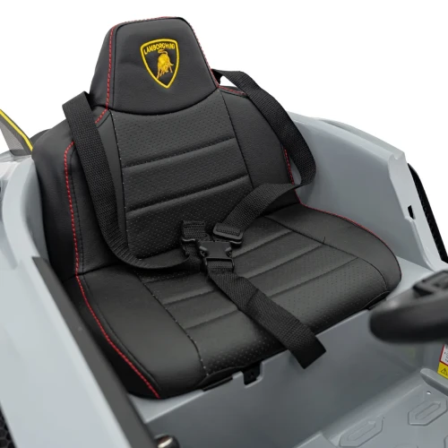 Szary samochodzik elektryczny dla dzieci Lamborghini Invencible.webp