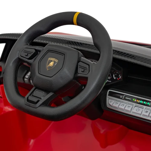Czerwone elektryczne auto dla dzieci Lamborghini Invencible.webp