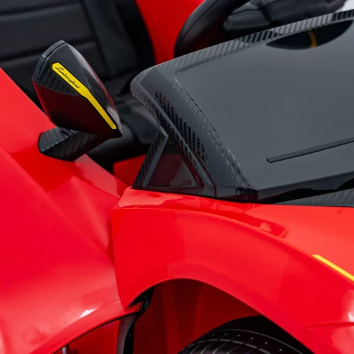 Czerwony samochód akumulatorowy dla dzieci  Lamborghini Invencible.webp