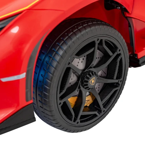 Czerwony samochód akumulatorowy dla dzieci Lamborghini Invencible.webp