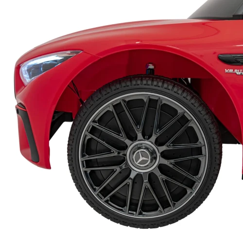 Czerwony samochód na akumulator dla dzieci Mercedes Benz AMG SL63.webp