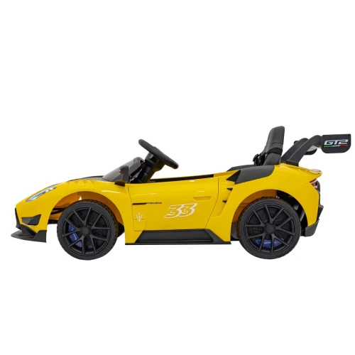Żółte auto na akumulator dla 7 latka Maserati MC20 GT2.webp
