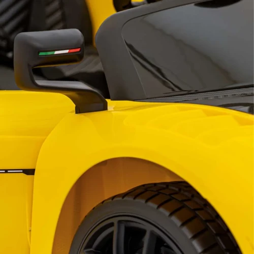 Żółty samochód elektryczny dla dzieci Maserati MC20 GT2.webp