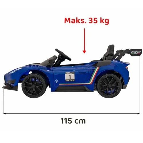 Niebieskie auto na pilot dla dziecka Maserati MC20 GT2.webp