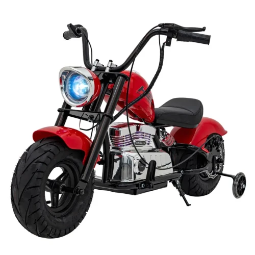 Czerwone auto dla dzieci elektryczne Pojazd Motorek Chopper Warrior.webp