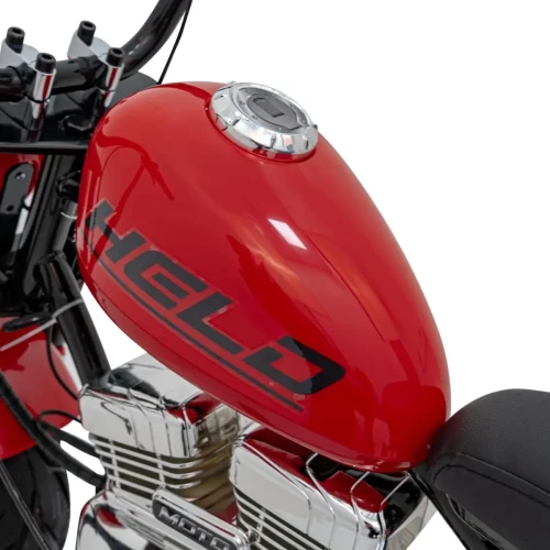 Czerwone elektryczne auto dla dzieci Pojazd Motorek Chopper Warrior.webp