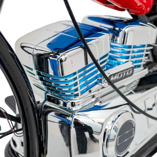 Czerwony akumulatorowy samochód dla dzieci elektryczny Pojazd Motorek Chopper Warrior.webp